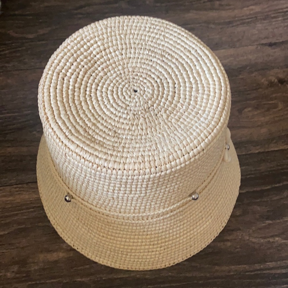 Panama Hat with Seashell Detail